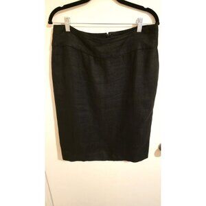 Ralph Lauren Pencil Skirt Womens 8 Linen Knee Length Lined Office Professional